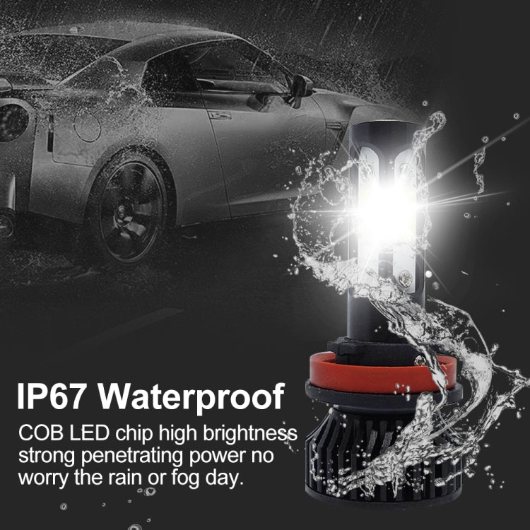 V4 H8 / H9 / H11 2 PCS DC9-36V 22W 2500LM