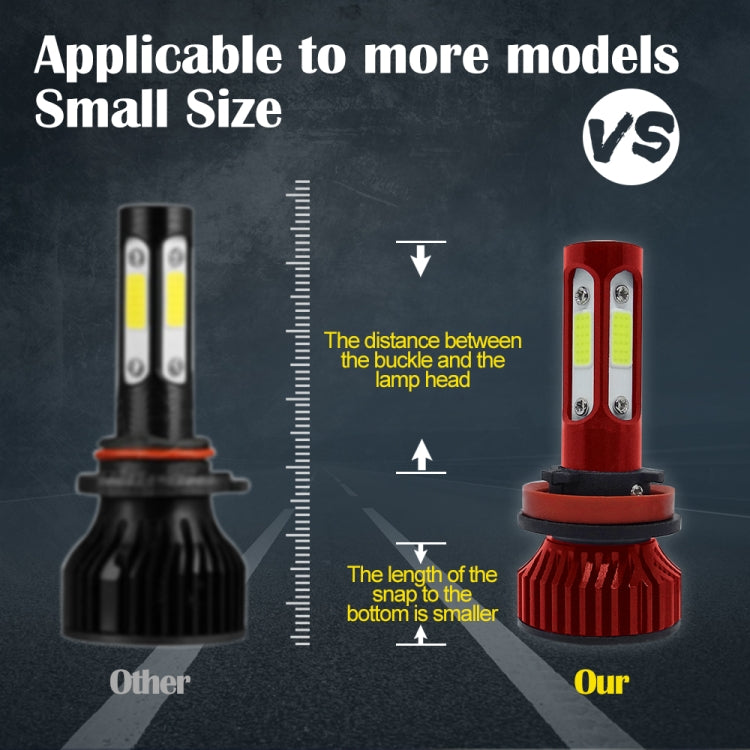 V4 H8 / H9 / H11 2 PCS DC9-36V 22W 2500LM