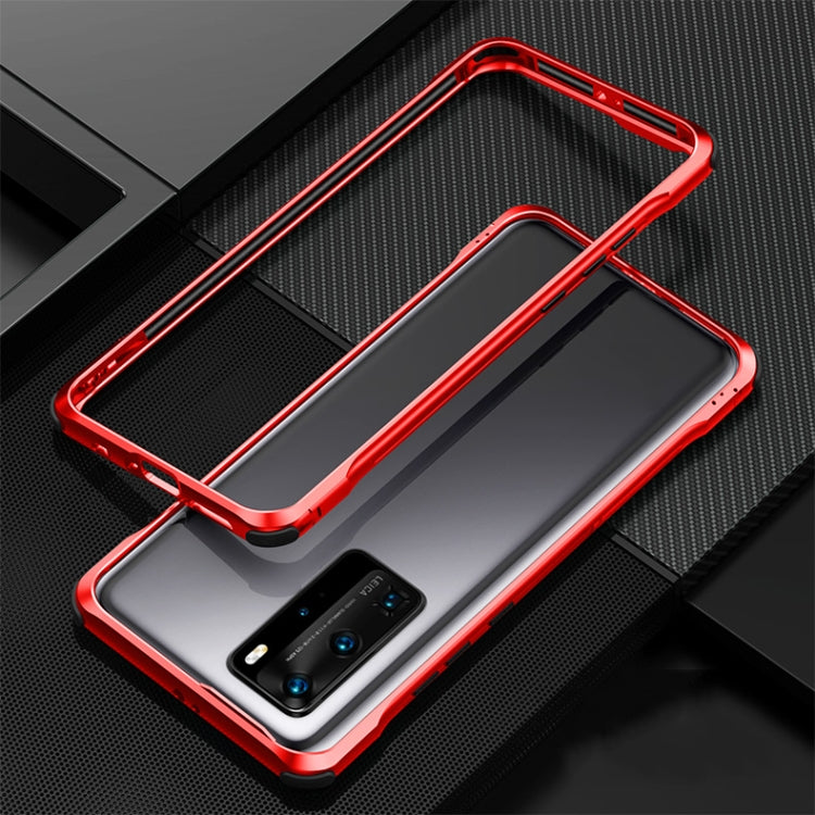 For Huawei P40 Shockproof Ultra-thin Metal Protective Frame