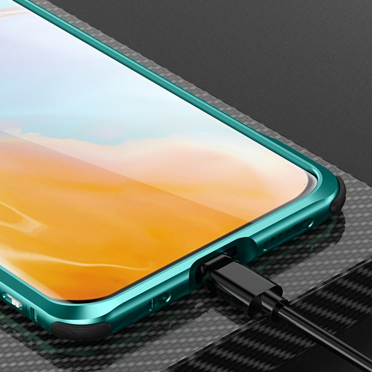 For Huawei P40 Shockproof Ultra-thin Metal Protective Frame