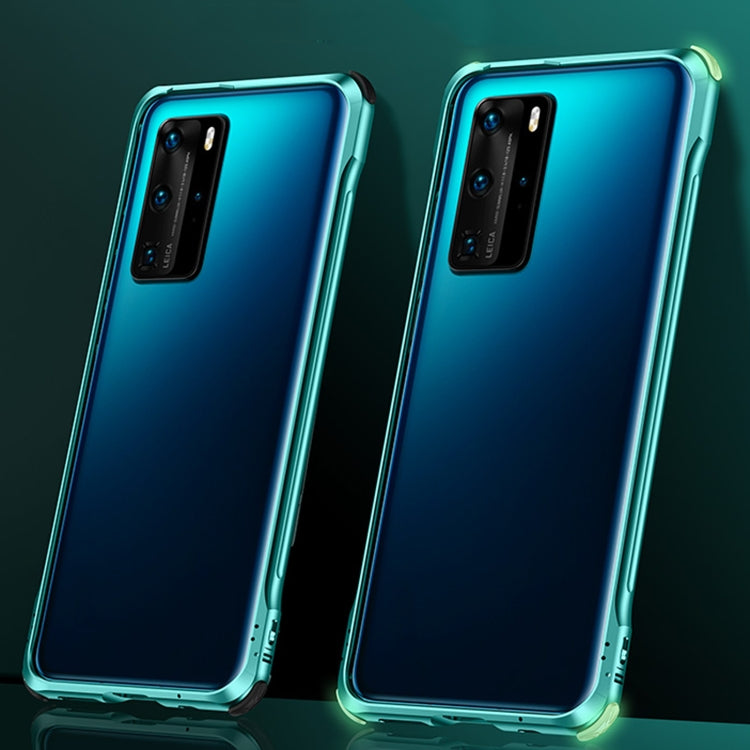 For Huawei P40 Pro Shockproof Ultra-thin Metal Protective Frame