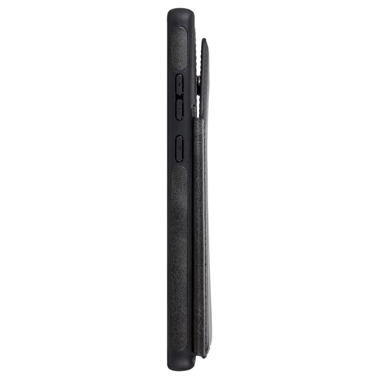 Shockproof Calf Texture Protective Case with Holder & Card Slots & Frame For Samsung Galaxy Note20