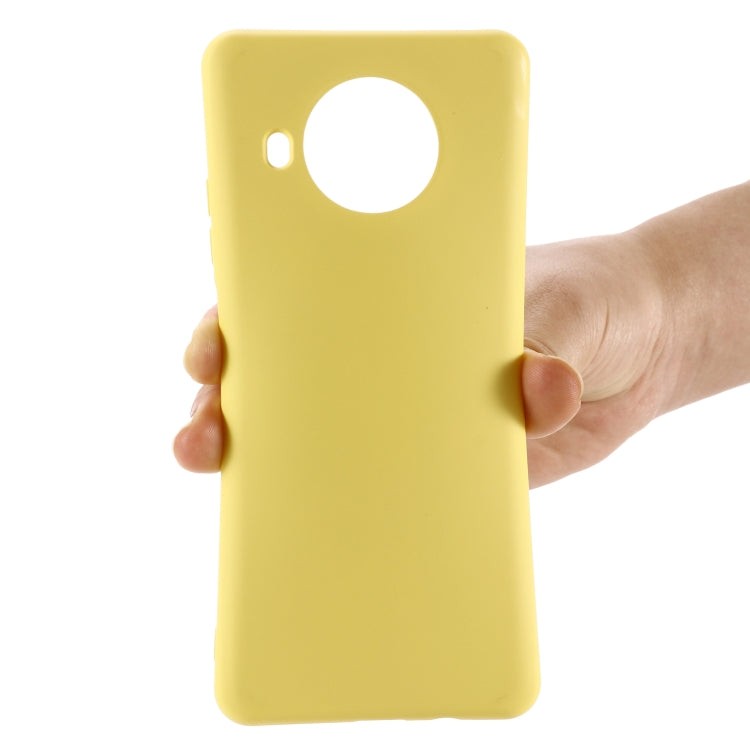 For Xiaomi Mi 10T Lite 5G Pure Color Liquid Silicone Shockproof Full Coverage Case