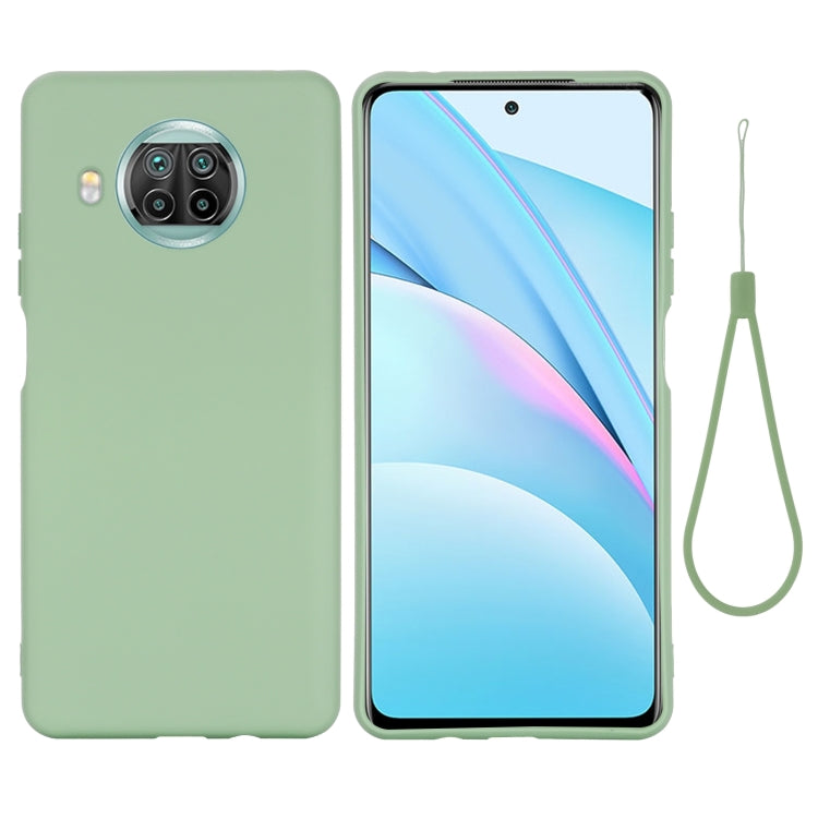 For Xiaomi Mi 10T Lite 5G Pure Color Liquid Silicone Shockproof Full Coverage Case