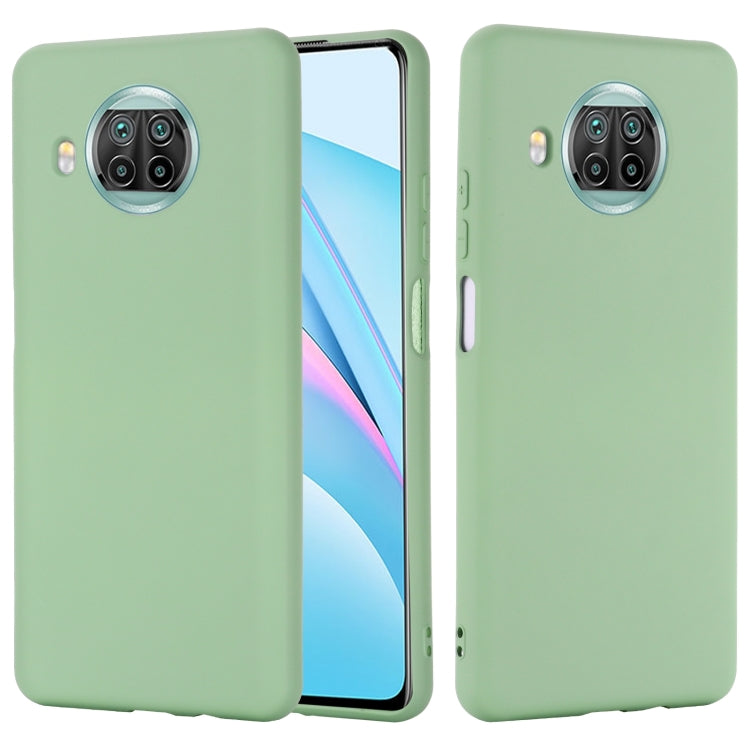 For Xiaomi Mi 10T Lite 5G Pure Color Liquid Silicone Shockproof Full Coverage Case