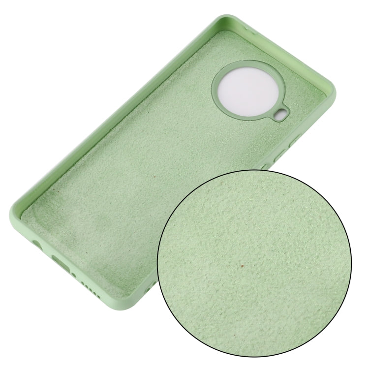 For Xiaomi Mi 10T Lite 5G Pure Color Liquid Silicone Shockproof Full Coverage Case