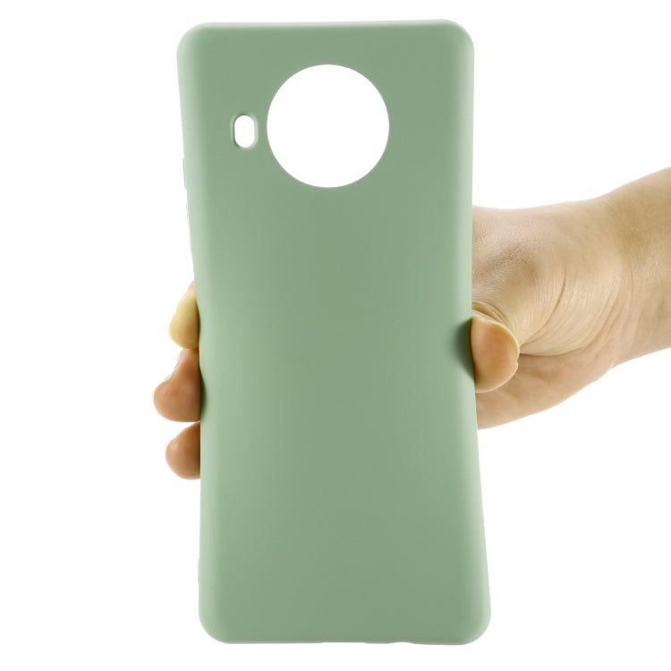 For Xiaomi Mi 10T Lite 5G Pure Color Liquid Silicone Shockproof Full Coverage Case