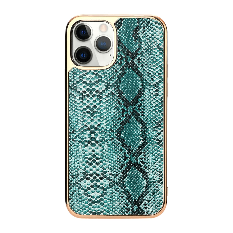 For iPhone 12 mini Snake Skin Texture Shockproof Protective Case