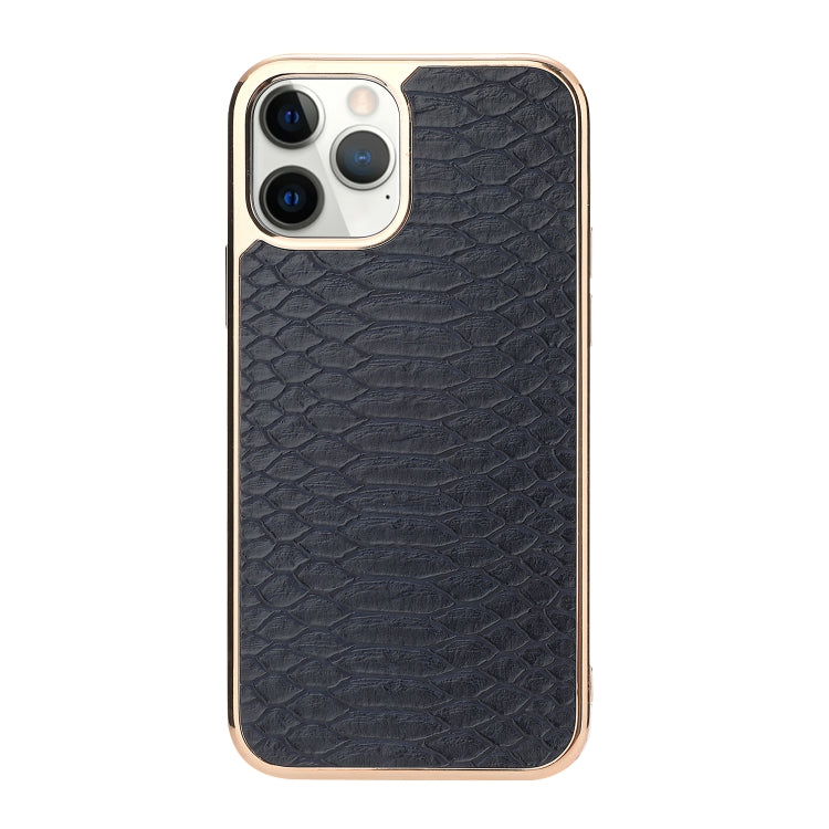 For iPhone 12 mini Fish Skin Texture Shockproof Protective Case