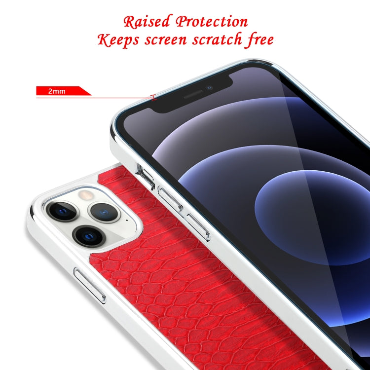 For iPhone 12 mini Fish Skin Texture Shockproof Protective Case