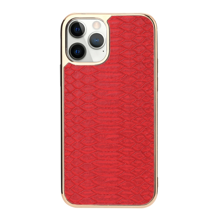 For iPhone 11 Fish Skin Texture Shockproof Protective Case