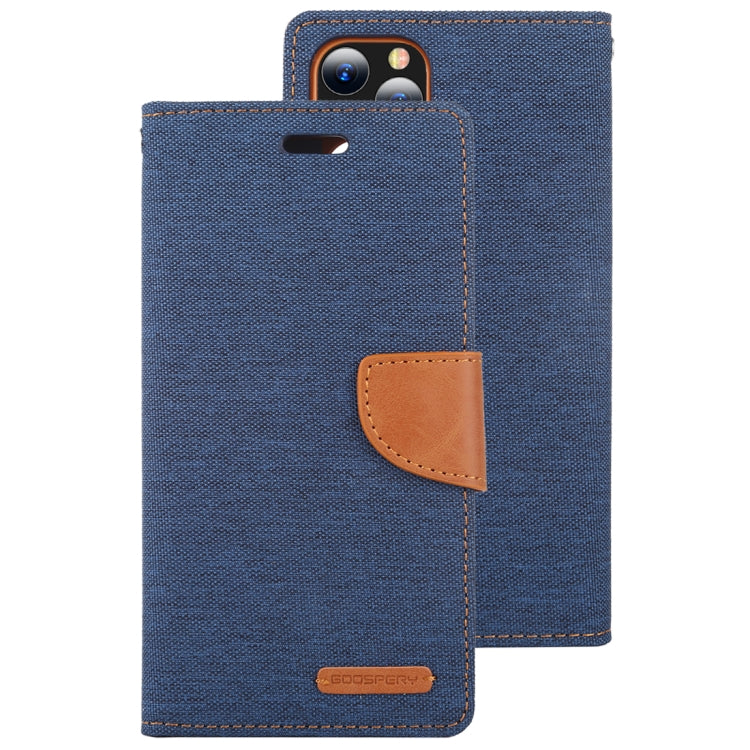 For iPhone 11 Pro MERCURY GOOSPERY CANVAS DIARY Canvas Texture Horizontal Flip Leather Case with Card Slots & Wallet & Holder