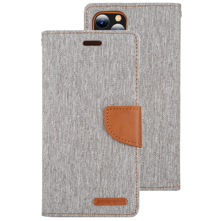 For iPhone 11 Pro MERCURY GOOSPERY CANVAS DIARY Canvas Texture Horizontal Flip Leather Case with Card Slots & Wallet & Holder