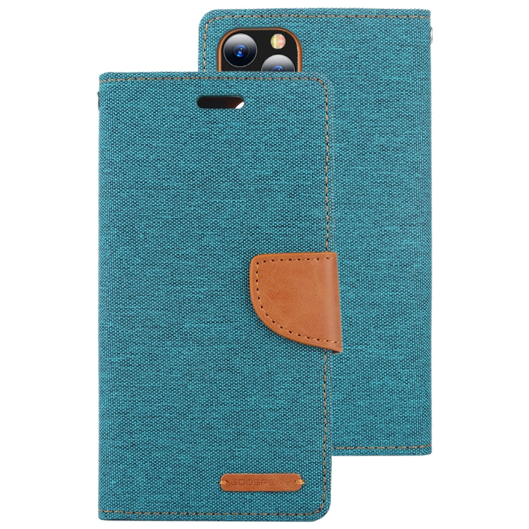 For iPhone 11 Pro MERCURY GOOSPERY CANVAS DIARY Canvas Texture Horizontal Flip Leather Case with Card Slots & Wallet & Holder