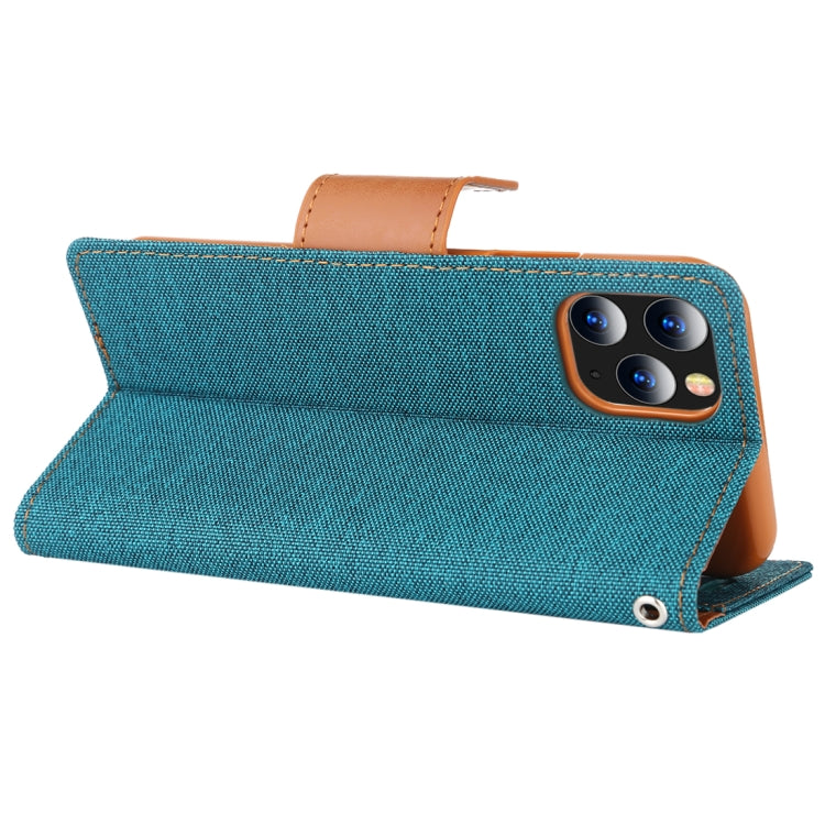 For iPhone 11 Pro MERCURY GOOSPERY CANVAS DIARY Canvas Texture Horizontal Flip Leather Case with Card Slots & Wallet & Holder