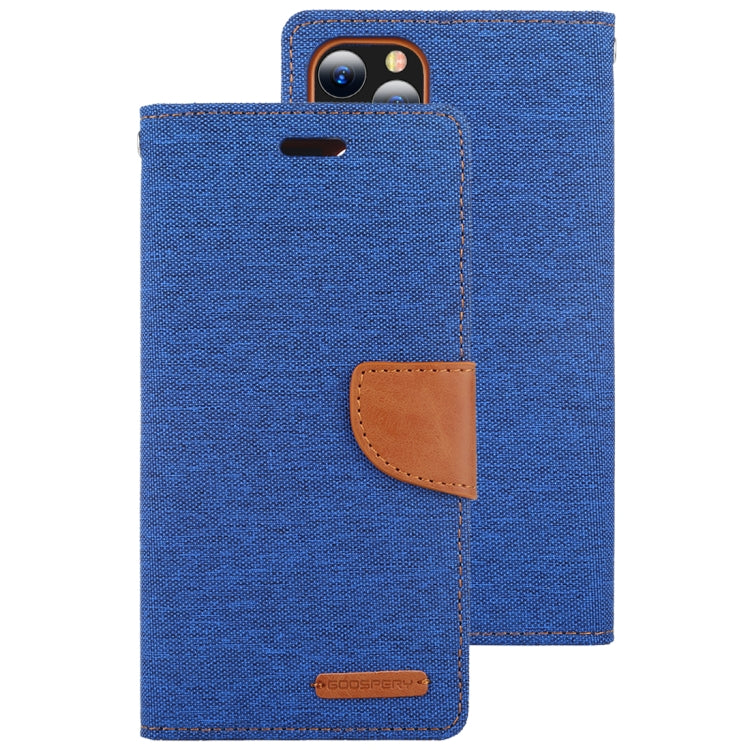 For iPhone 11 Pro MERCURY GOOSPERY CANVAS DIARY Canvas Texture Horizontal Flip Leather Case with Card Slots & Wallet & Holder