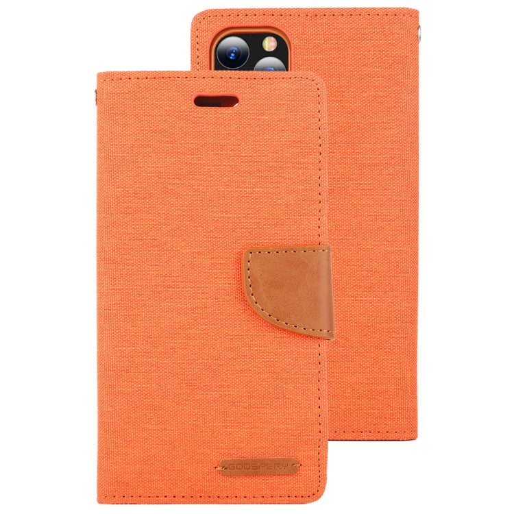 For iPhone 11 Pro MERCURY GOOSPERY CANVAS DIARY Canvas Texture Horizontal Flip Leather Case with Card Slots & Wallet & Holder