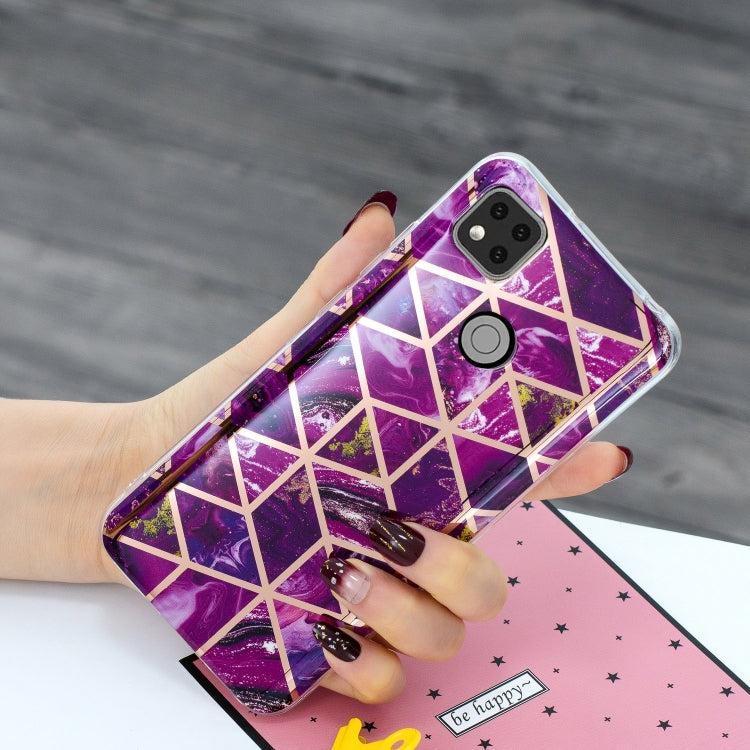 For Xiaomi Redmi 9C Electroplating TPU Phone Protective Case