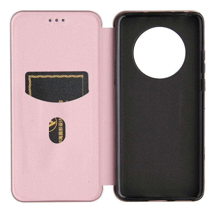 For Huawei Mate 40 Carbon Fiber Texture Horizontal Flip TPU + PC + PU Leather Case with Card Slot