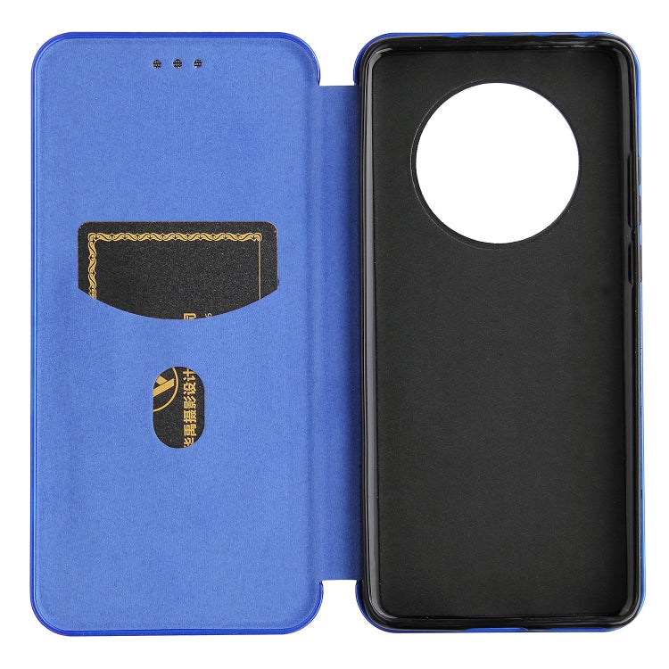 For Huawei Mate 40 Carbon Fiber Texture Horizontal Flip TPU + PC + PU Leather Case with Card Slot