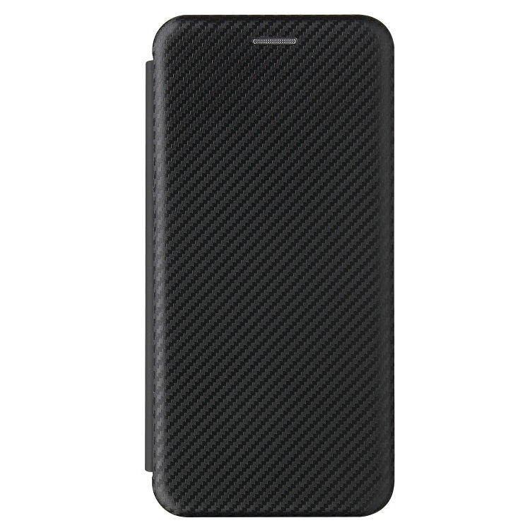 For Huawei Mate 40 Pro Carbon Fiber Texture Horizontal Flip TPU + PC + PU Leather Case with Card Slot