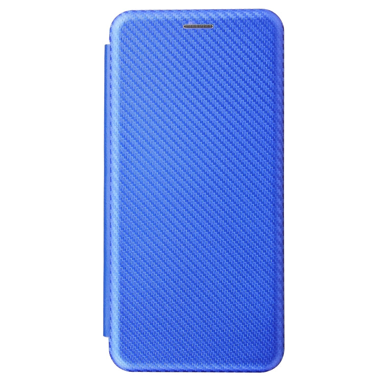 For LG K52 / K62 Carbon Fiber Texture Horizontal Flip TPU + PC + PU Leather Case with Card Slot