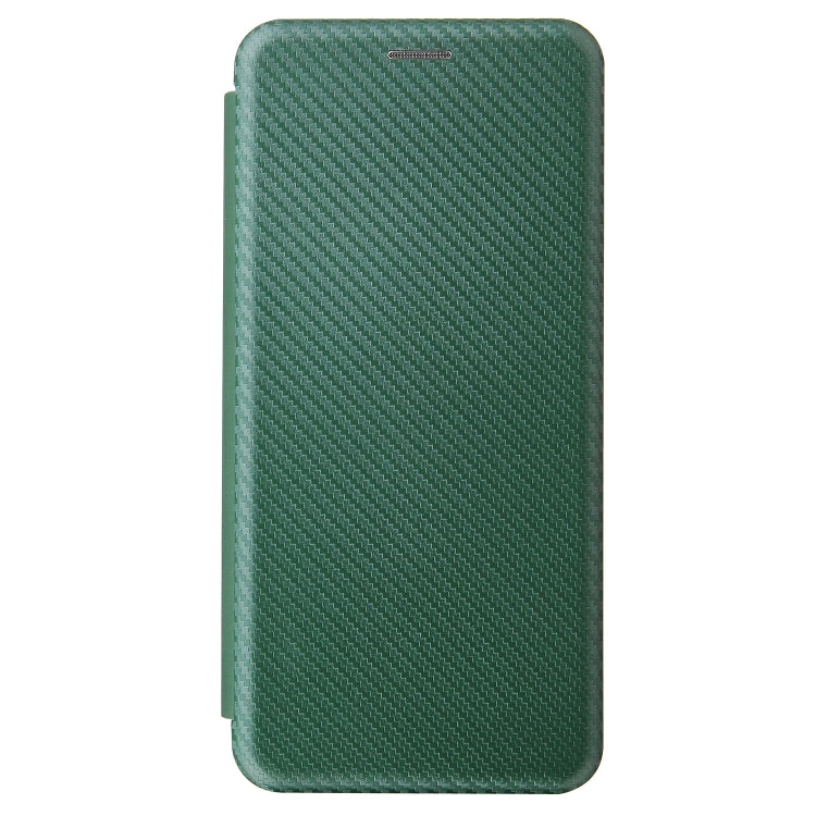 For LG K52 / K62 Carbon Fiber Texture Horizontal Flip TPU + PC + PU Leather Case with Card Slot