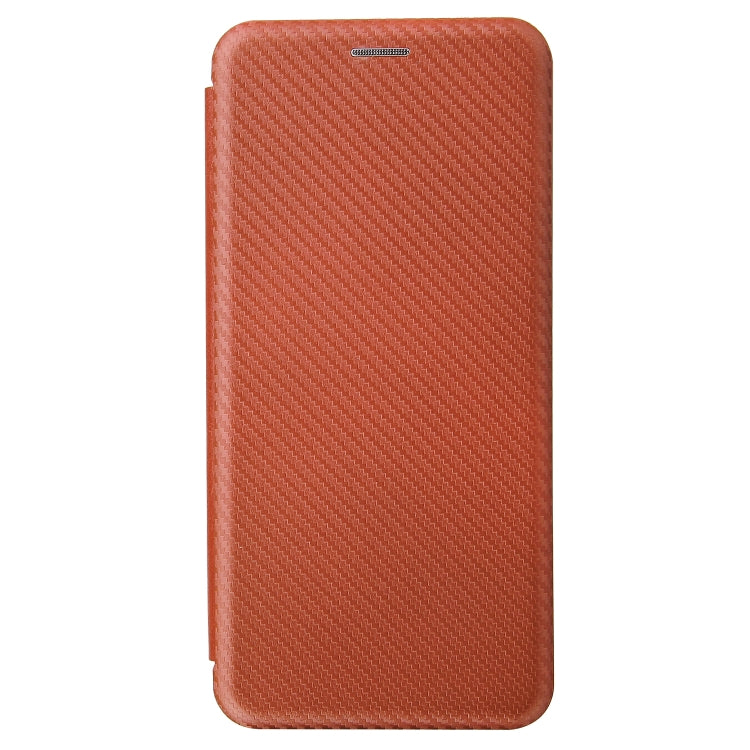 For LG K52 / K62 Carbon Fiber Texture Horizontal Flip TPU + PC + PU Leather Case with Card Slot