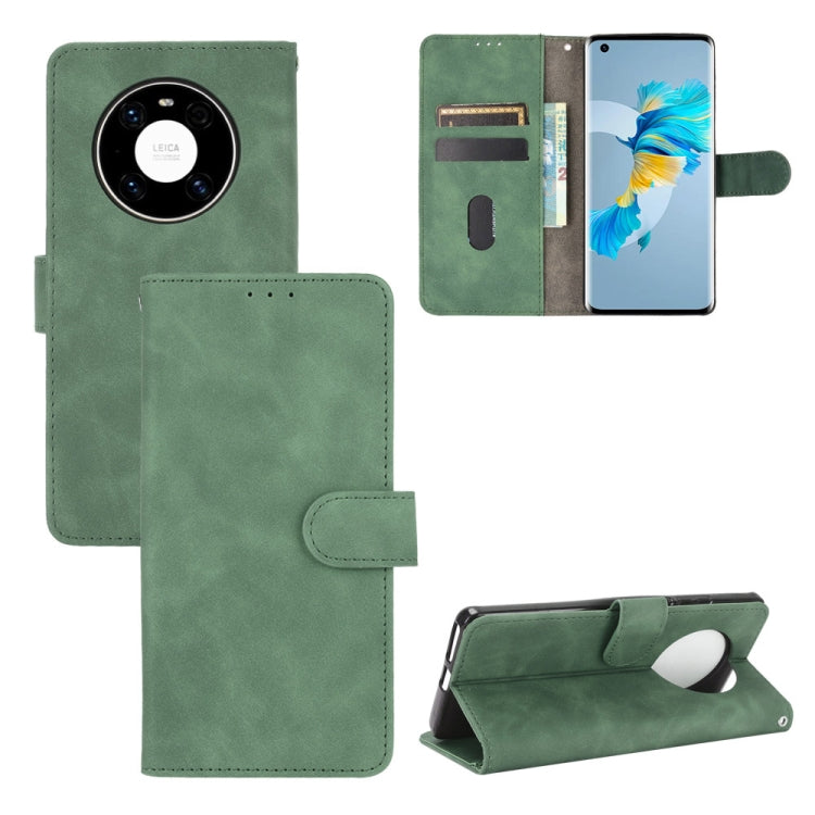 For Huawei Mate 40 Solid Color Skin Feel Magnetic Buckle Horizontal Flip Calf Texture PU Leather Case with Holder & Card Slots & Wallet
