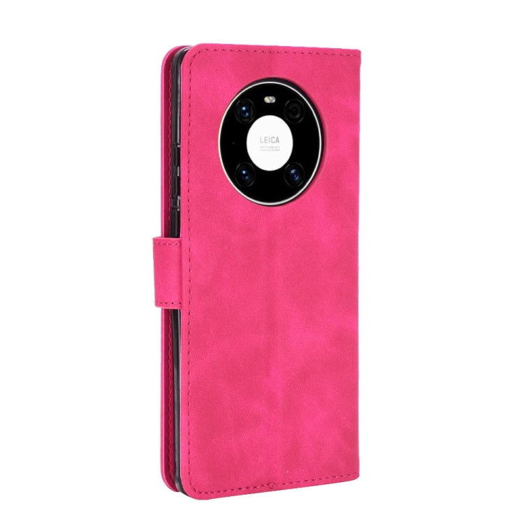 For Huawei Mate 40 Solid Color Skin Feel Magnetic Buckle Horizontal Flip Calf Texture PU Leather Case with Holder & Card Slots & Wallet
