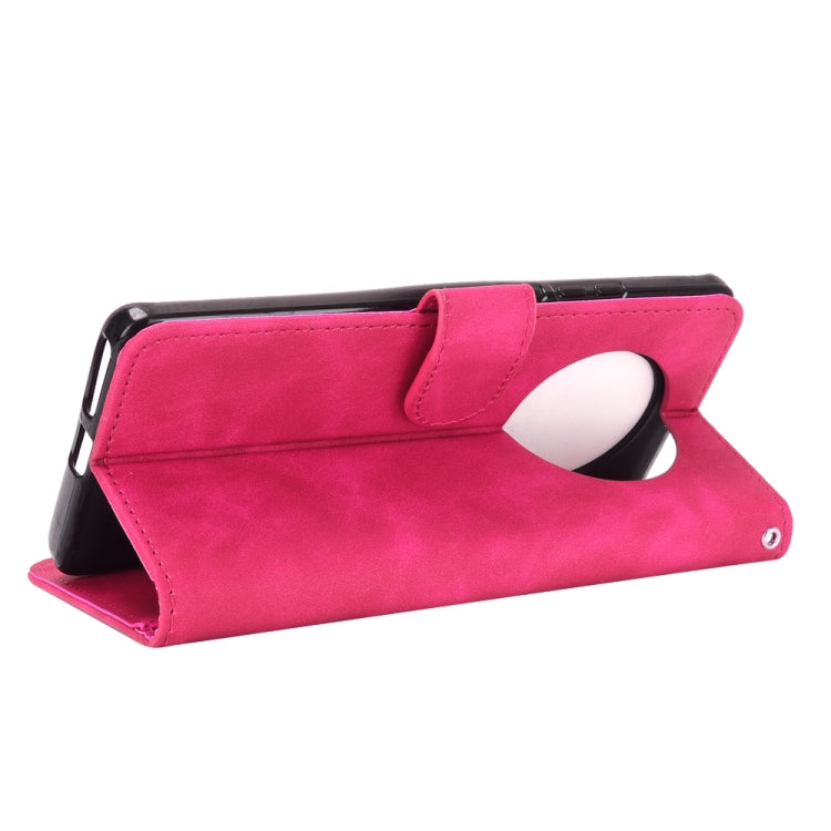 For Huawei Mate 40 Solid Color Skin Feel Magnetic Buckle Horizontal Flip Calf Texture PU Leather Case with Holder & Card Slots & Wallet