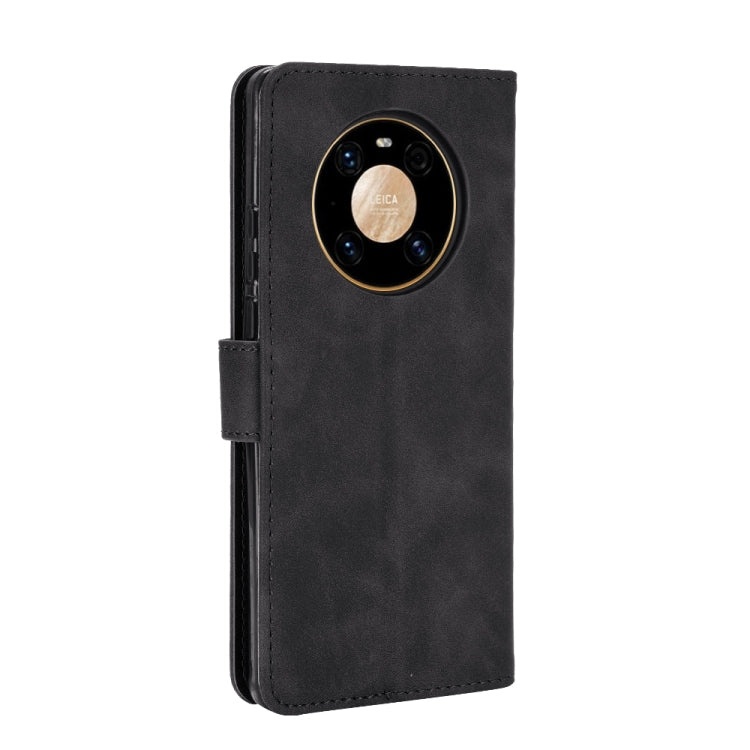 For Huawei Mate 40 Pro Solid Color Skin Feel Magnetic Buckle Horizontal Flip Calf Texture PU Leather Case with Holder & Card Slots & Wallet