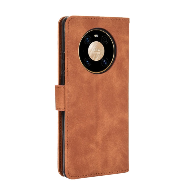 For Huawei Mate 40 Pro Solid Color Skin Feel Magnetic Buckle Horizontal Flip Calf Texture PU Leather Case with Holder & Card Slots & Wallet