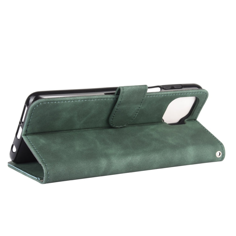 For Motorola One 5G / Moto G 5G Plus Solid Color Skin Feel Magnetic Buckle Horizontal Flip Calf Texture PU Leather Case with Holder & Card Slots & Wallet