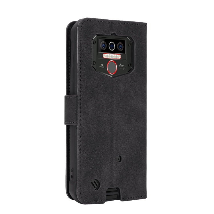 For Oukitel WP5 Solid Color Skin Feel Magnetic Buckle Horizontal Flip Calf Texture PU Leather Case with Holder & Card Slots & Wallet