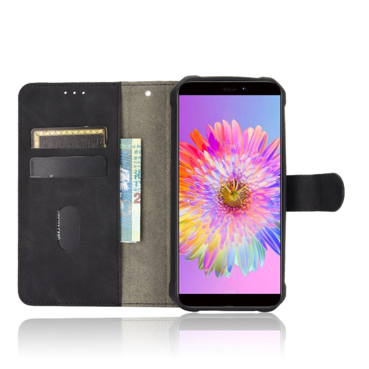 For Oukitel WP5 Solid Color Skin Feel Magnetic Buckle Horizontal Flip Calf Texture PU Leather Case with Holder & Card Slots & Wallet