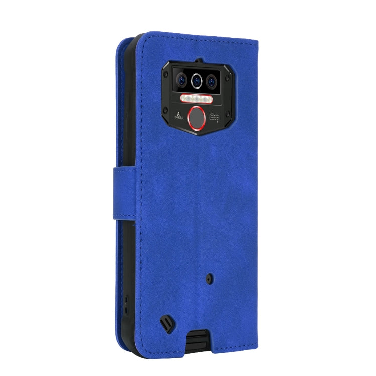 For Oukitel WP5 Solid Color Skin Feel Magnetic Buckle Horizontal Flip Calf Texture PU Leather Case with Holder & Card Slots & Wallet