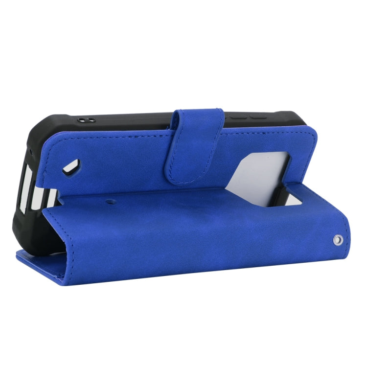 For Oukitel WP5 Solid Color Skin Feel Magnetic Buckle Horizontal Flip Calf Texture PU Leather Case with Holder & Card Slots & Wallet