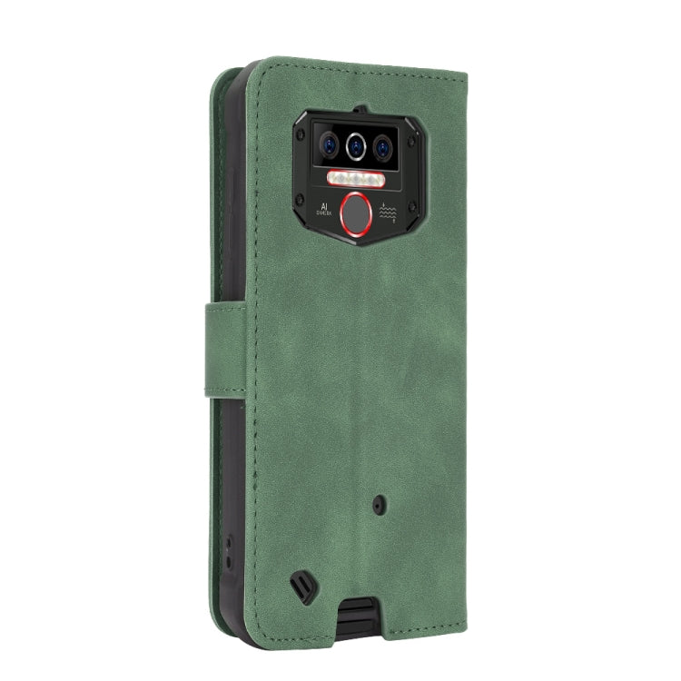 For Oukitel WP5 Solid Color Skin Feel Magnetic Buckle Horizontal Flip Calf Texture PU Leather Case with Holder & Card Slots & Wallet