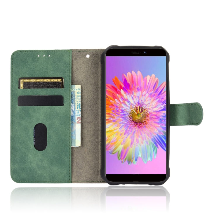 For Oukitel WP5 Solid Color Skin Feel Magnetic Buckle Horizontal Flip Calf Texture PU Leather Case with Holder & Card Slots & Wallet