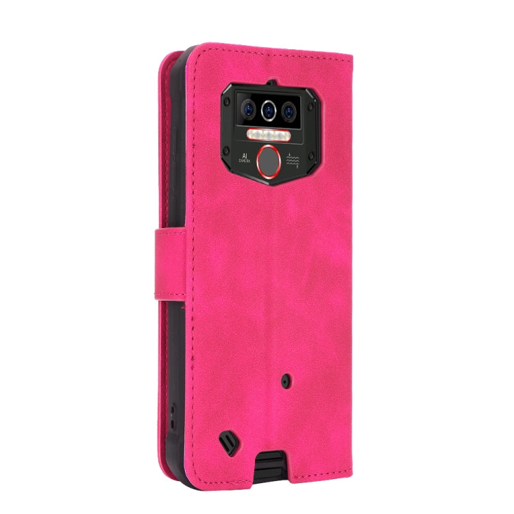 For Oukitel WP5 Solid Color Skin Feel Magnetic Buckle Horizontal Flip Calf Texture PU Leather Case with Holder & Card Slots & Wallet