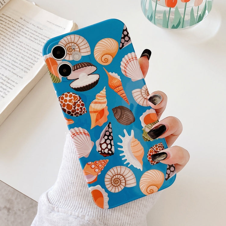 For iPhone 12 mini Shells Pattern Magic Cube Shockproof Full Coverage TPU Case