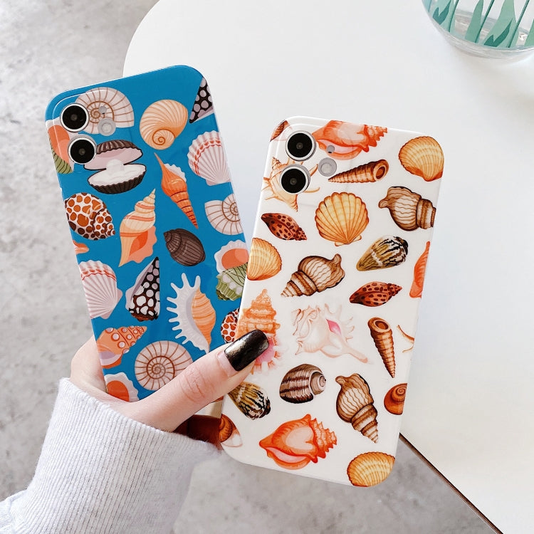 For iPhone 12 Shells Pattern Magic Cube Shockproof Full Coverage TPU Case