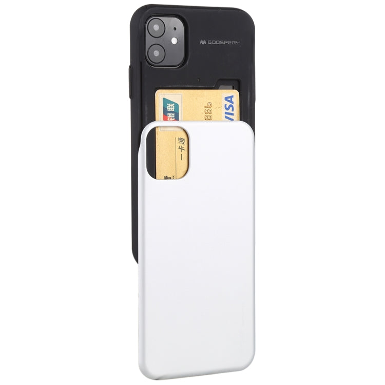 For iPhone 11 MERCURY GOOSPERY SKY SLIDE BUMPER TPU + PC Case with Card Slot