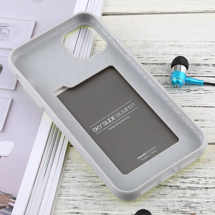 For iPhone 11 MERCURY GOOSPERY SKY SLIDE BUMPER TPU + PC Case with Card Slot