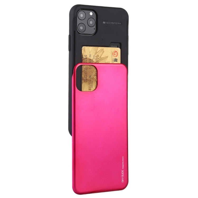 For iPhone 11 Pro MERCURY GOOSPERY SKY SLIDE BUMPER TPU + PC Case with Card Slot