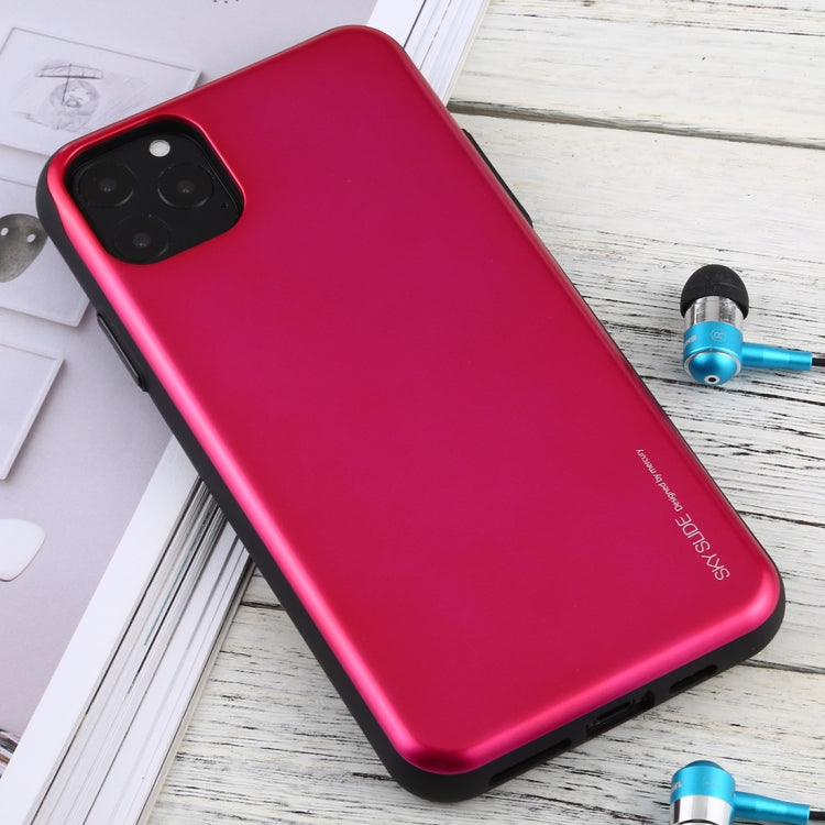 For iPhone 11 Pro MERCURY GOOSPERY SKY SLIDE BUMPER TPU + PC Case with Card Slot