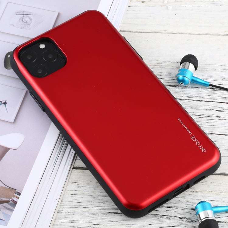 For iPhone 11 Pro MERCURY GOOSPERY SKY SLIDE BUMPER TPU + PC Case with Card Slot