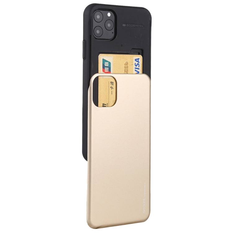 For iPhone 11 Pro MERCURY GOOSPERY SKY SLIDE BUMPER TPU + PC Case with Card Slot