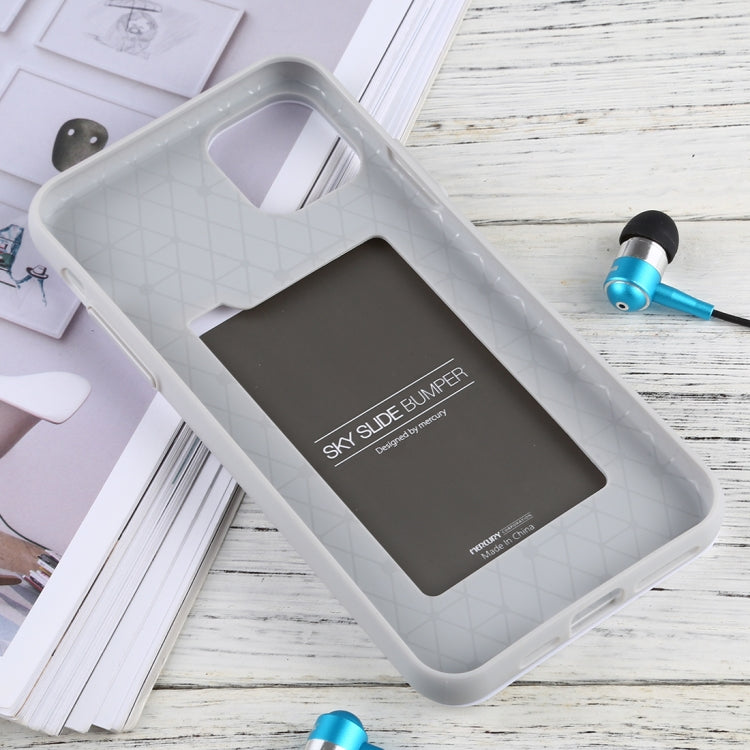 For iPhone 11 Pro MERCURY GOOSPERY SKY SLIDE BUMPER TPU + PC Case with Card Slot
